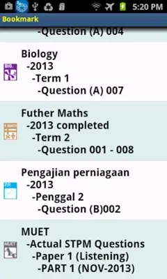 STPM android App screenshot 1